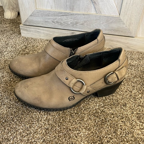 Born Women's Zowy Slip On Grey Leather Size 8 - Picture 7 of 12